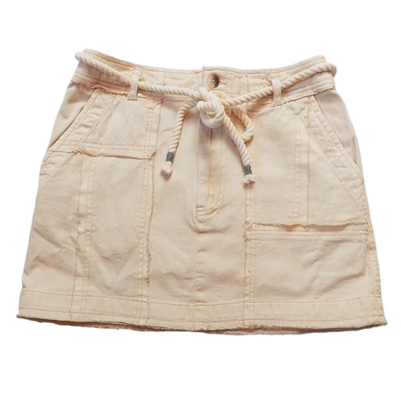 NWT Free People Tied Up Mini Skirt Size 4 - Picture 3 of 6